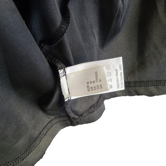 Black Lace Crop Blouse - Picture 3 of 12